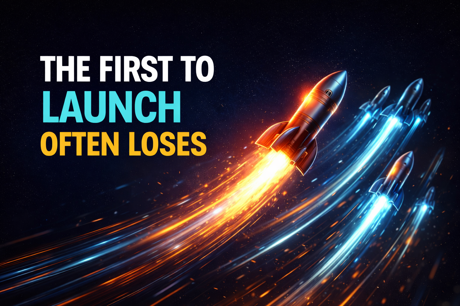 The First to Launch Often Loses